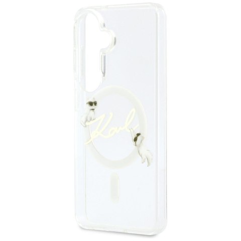 KARL LAGERFELD futerał do SAMSUNG S26 Plus KLHMS26M5HKSCAH (Magnetic IML KC Script) transparentny