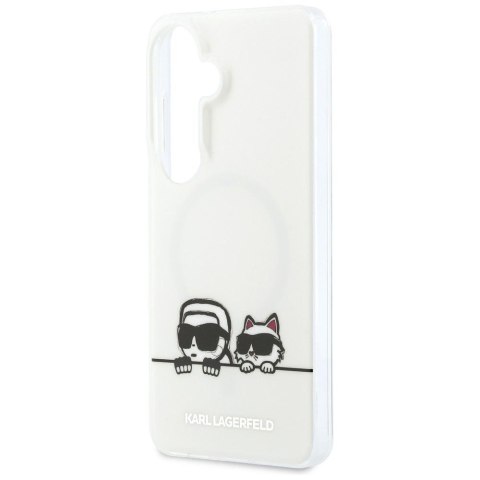 KARL LAGERFELD futerał do SAMSUNG S26 Plus KLHMS26M6HPKACH (Magnetic IML K&C Peekaboo) transparentny