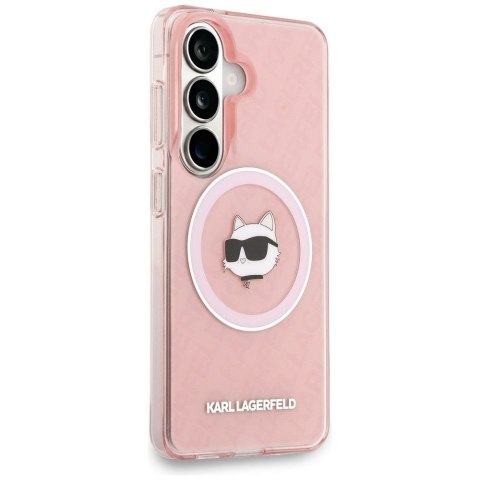 KARL LAGERFELD futerał do SAMSUNG S26 Plus KLHMS26MHMKBCHOP (Magnetic IML Repeated Logo and Choupette) różowy