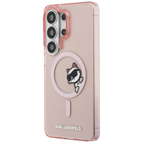 KARL LAGERFELD futerał do SAMSUNG S26 Ultra KLHMS26L6HCPSCP (Magnetic IML Peekaboo Choupette) różowy
