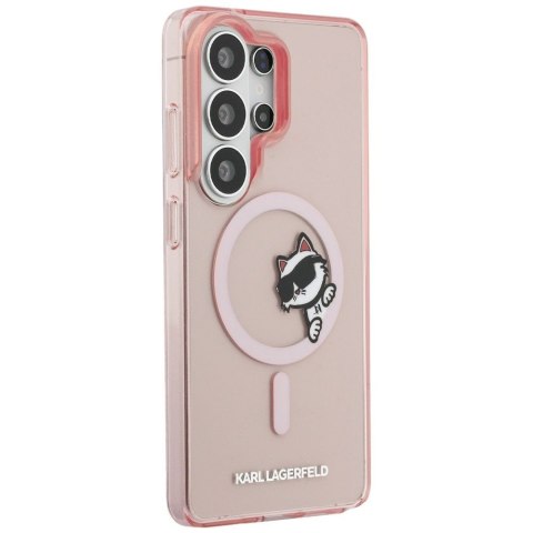 KARL LAGERFELD futerał do SAMSUNG S26 Ultra KLHMS26L6HCPSCP (Magnetic IML Peekaboo Choupette) różowy