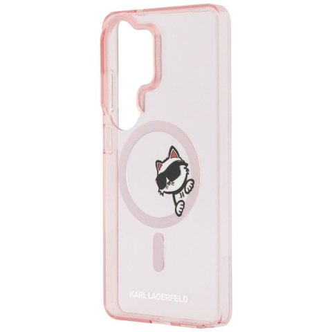 KARL LAGERFELD futerał do SAMSUNG S26 Ultra KLHMS26L6HCPSCP (Magnetic IML Peekaboo Choupette) różowy