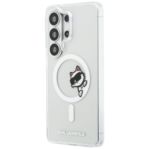 KARL LAGERFELD futerał do SAMSUNG S26 Ultra KLHMS26L6HCPSCT (Magnetic IML Peekaboo Choupette) transparentny
