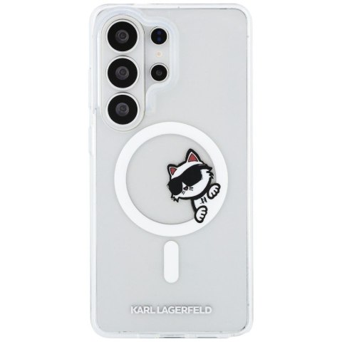 KARL LAGERFELD futerał do SAMSUNG S26 Ultra KLHMS26L6HCPSCT (Magnetic IML Peekaboo Choupette) transparentny