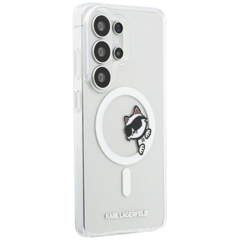 KARL LAGERFELD futerał do SAMSUNG S26 Ultra KLHMS26L6HCPSCT (Magnetic IML Peekaboo Choupette) transparentny
