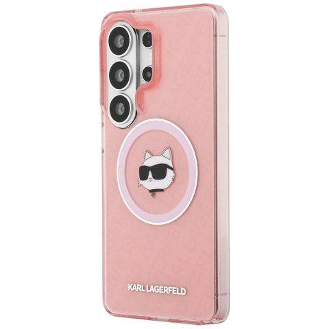 KARL LAGERFELD futerał do SAMSUNG S26 Ultra KLHMS26LHMKBCHOP (Magnetic IML Repeated Logo and Choupette) różowy