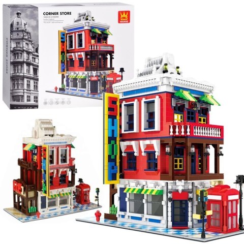 Klocki SERIA Świat-architektura stylu SKLEP NAROŻNY Londyn 2347ele ZA5748