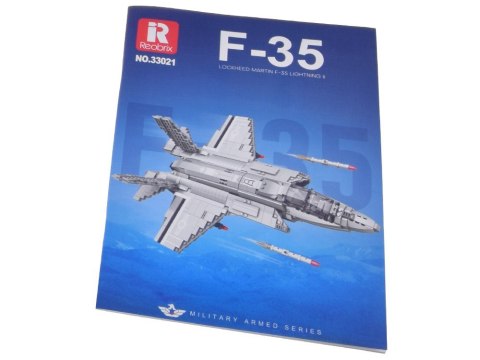 Klocki techniczne amerykański myśliwiec F-35 Lighting II 1600ele ZA5799