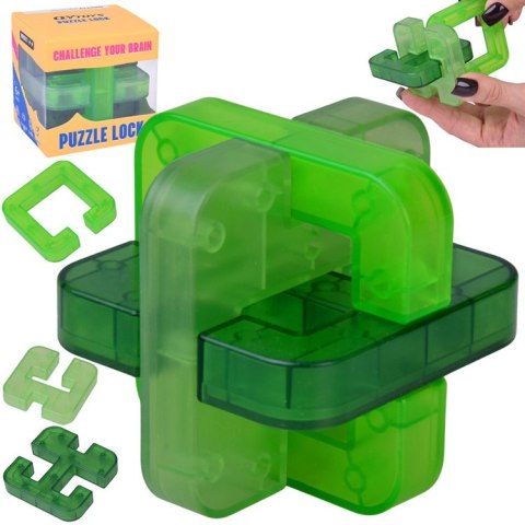Kostka Puzzle Lock Układanka logiczna Łamigłówka 3D GR0779