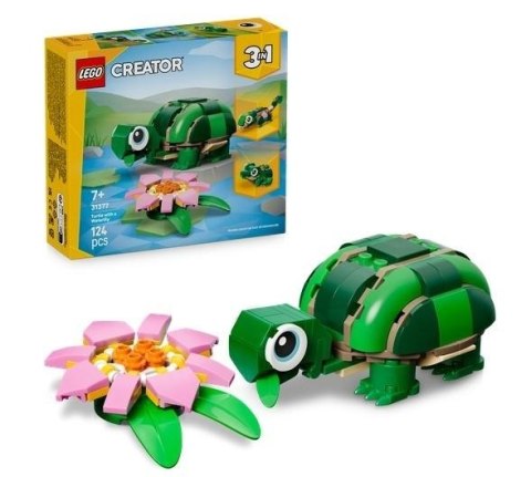 LEGO(R) CREATOR 31377 Żółw i kwiat lilii wodnej