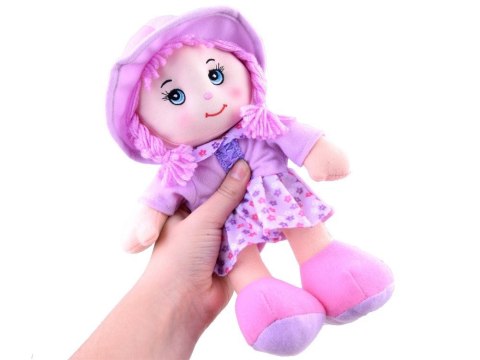 Lalka Zuzia w kapeluszu szmaciana lala 28cm szmacianka ZA2654