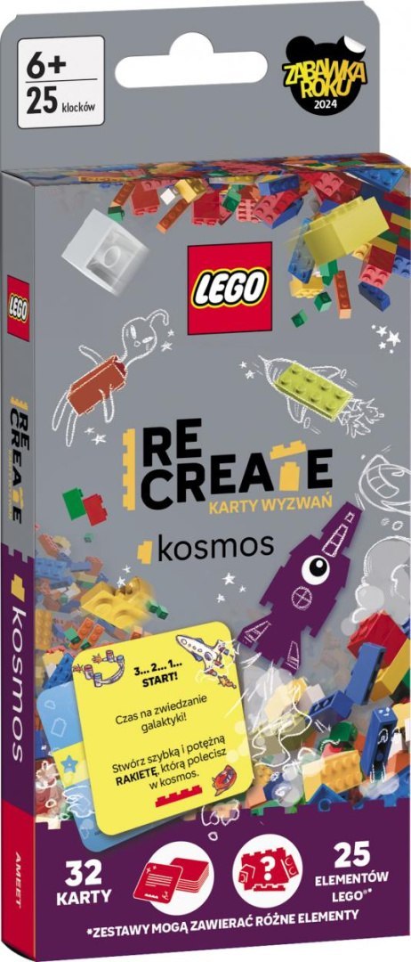 Lego Recreate. Karty Wyzwań. Kosmos