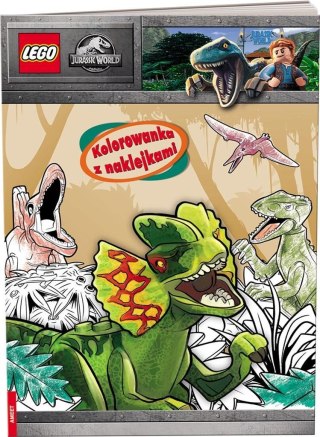 LEGO(R) Jurassic World. Kolorowanka z naklejkami