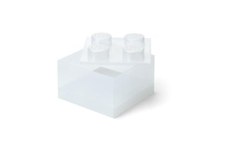 LEGO(R) pojemnik klocek czwórka transparentny