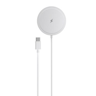 Ładowarka bezprzewodowa BLUE STAR Charing Pad 15w kompatybilna z MagSafe biała