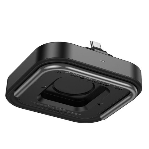 Ładowarka biurkowa Hoco 2w1 USB C PD QC 3A 30W + ładowanie bezprzewodowe 5W CQ16B czarna