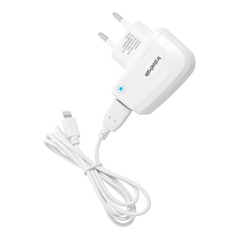 Ładowarka sieciowa do telefonu Blue Star Lite USB A 1A 5W + kabel USB A do Lightning TFK-TC-1095B biała