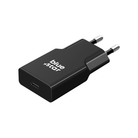 Ładowarka sieciowa do telefonu Blue Star Slim GaN USB QC4.0 PD 3A 20W TFK-SC-20WPD czarna