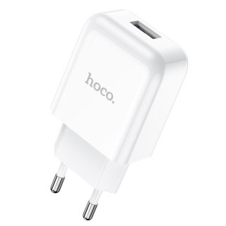 Ładowarka sieciowa do telefonu Hoco USB A 2A 10W N2 biała