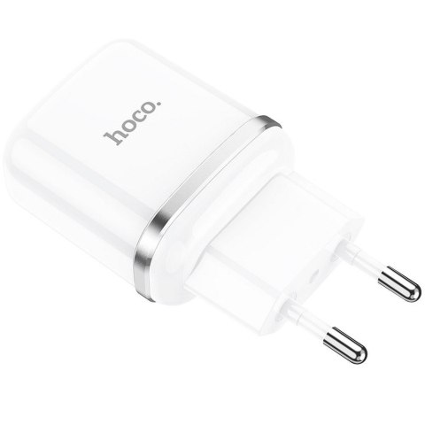 Ładowarka sieciowa do telefonu Hoco USB A QC3.0 3A 18W N3 biała