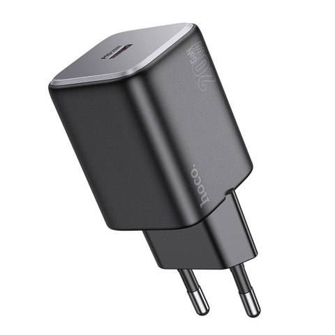 Ładowarka sieciowa do telefonu Hoco USB C QC PD 20W N40 czarna