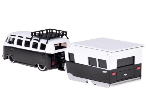 Maisto licencjonowane auto Volkswagen VAN Samba przyczepa 1:64 ZA5959