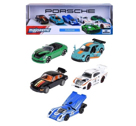 Majorette Porsche 5szt