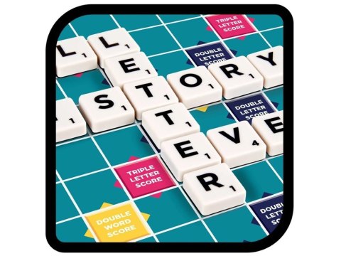 Mattel Gra słowna Scrabble 2w1 (edycja polska) - wersja odnowiona GR0828
