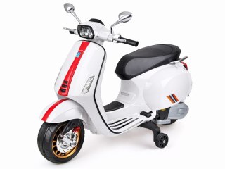 Motor skuter elektryczny VESPA na akumulator dla dziecka melodie PA0344
