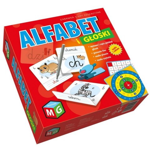 Multigra Edukacyjna gra układanka Alfabet i głoski GR0287