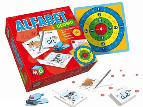 Multigra Edukacyjna gra układanka Alfabet i głoski GR0287