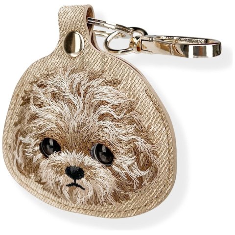 NIMMY etui na lokalizator / brelok BIG EYED PET 2.0 Dog brązowy