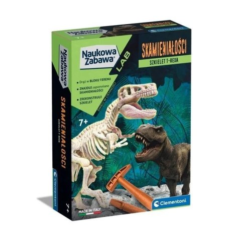 Naukowa zabawa. Skamieniałości. T-Rex fluoresc