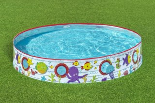 Ogrodowy Basenik rozporowy Łódź podwodna dla dzieci 2+ BESTWAY 152x25cm