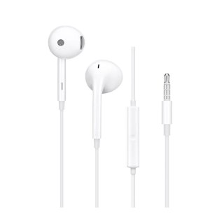 Oryginalne Słuchawki przewodowe douszne Jack 3,5 mm Oppo MH135 bulk białe
