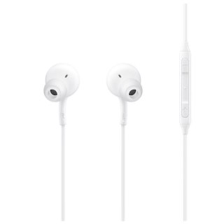 Oryginalne Słuchawki przewodowe douszne USB C Samsung AKG IC-100BWEGEU blister białe