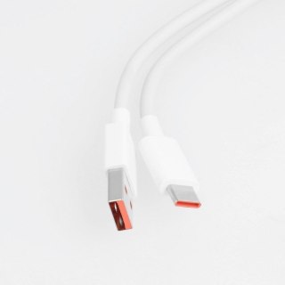 Oryginalny Kabel USB A do USB C XIAOMI 6A 1 m bulk biały