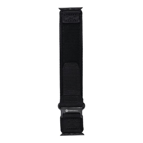 Pasek do Apple Watch Forcell F-Design FA05 rzep nylon 38 / 40 / 41 mm czarny