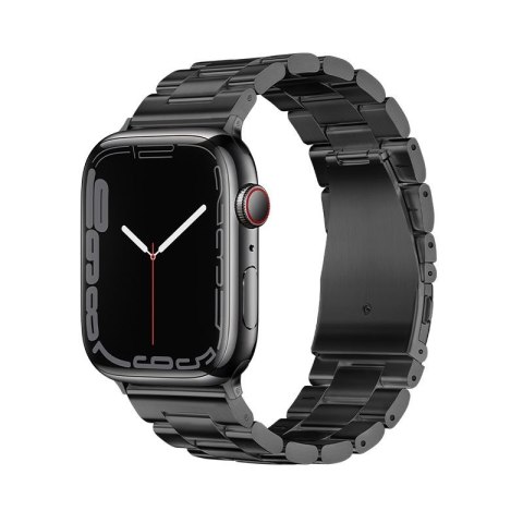 Pasek do Apple Watch Forcell F-Design FA10 zatrzask stal 38 / 40 / 41 mm czarny